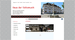 Desktop Screenshot of hausdervolksmusik.ch