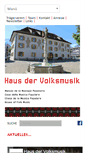 Mobile Screenshot of hausdervolksmusik.ch